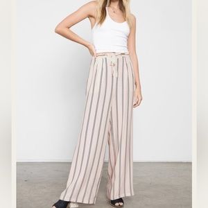 Rails Pink Stripe Wide-Leg Pants